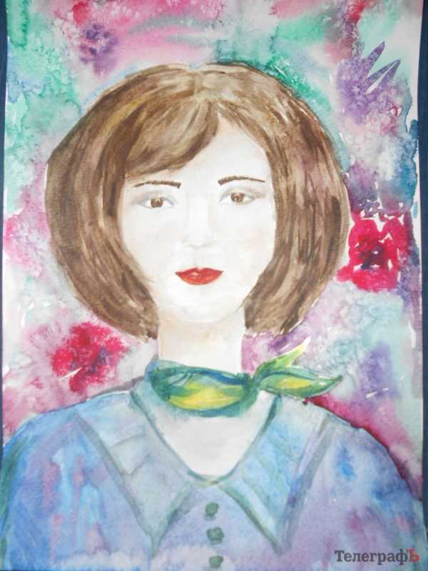 Детский рисунок моя мама