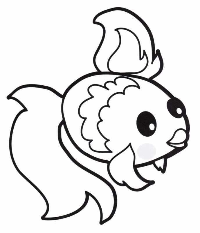 Трафарет "аквариумные рыбки"