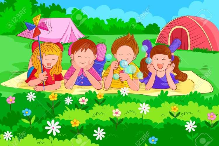 Летние каникулы иллюстрации