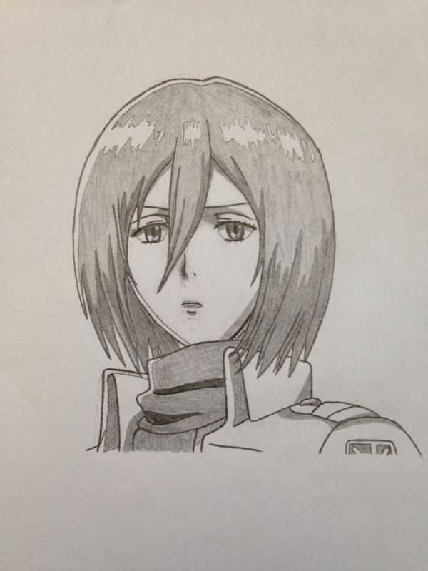 Микаса Аккерман арт легкий