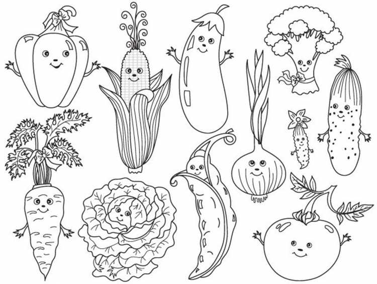 Морковка раскраска