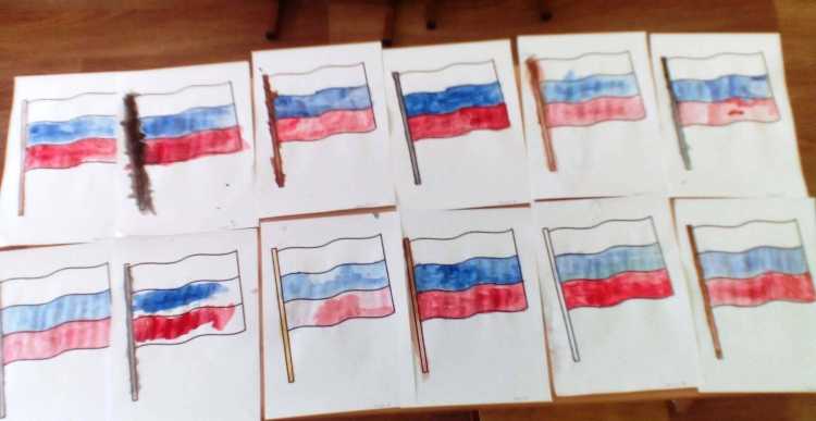 Рисунки ко Дню государственного флага