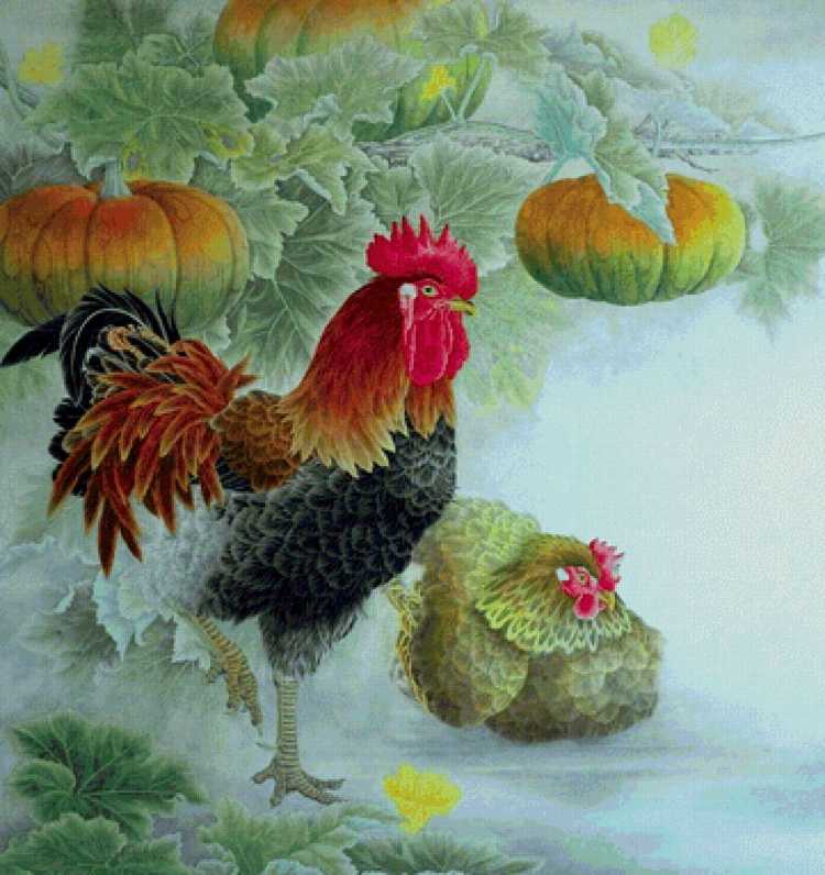 Рисование петушок