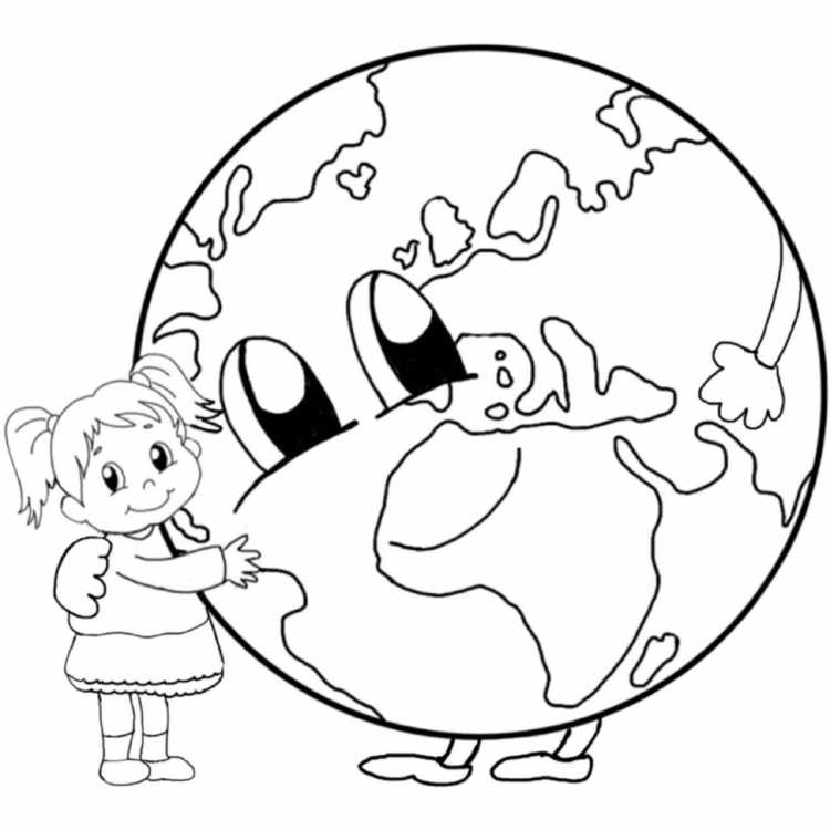 Раскраска на тему экология