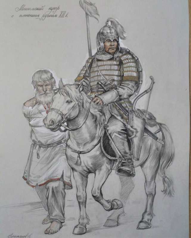 Монгольский воин Нукер