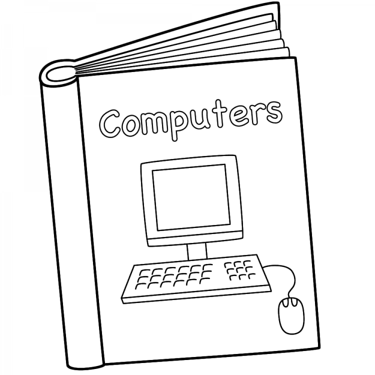 Информатика раскраска для детей