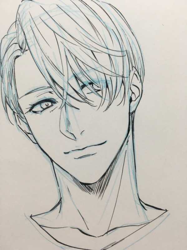 Мужские аниме прически