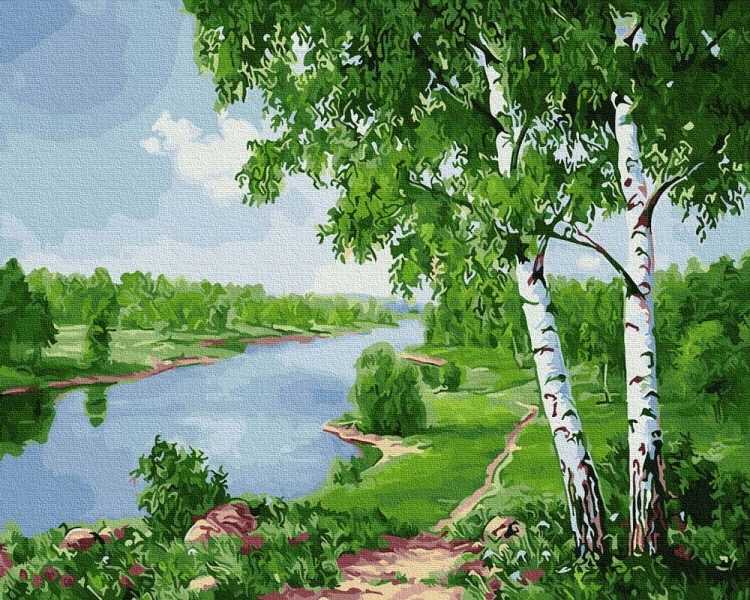 Игорь Прищепа картины Березовая роща