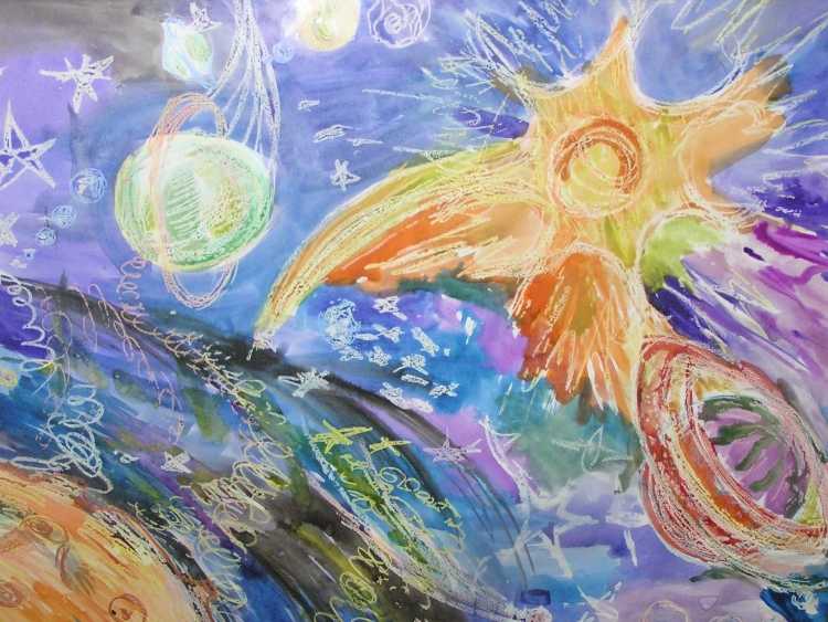 Космос рисунок