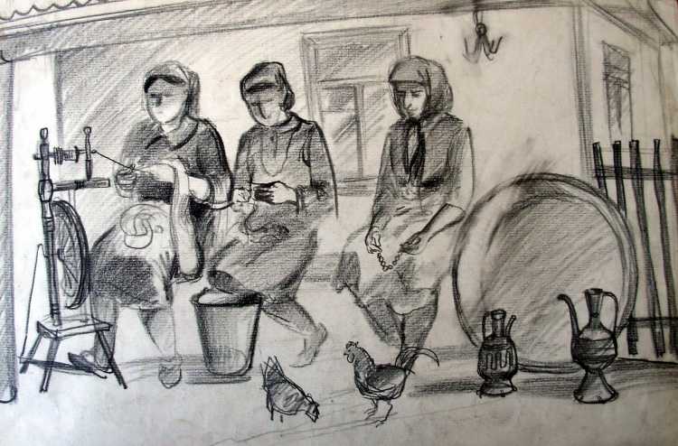 Бытовой Жанр рисунки