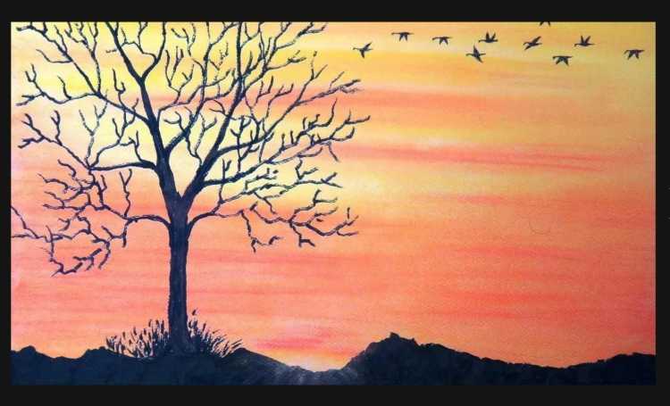 Пейзажи для срисовки