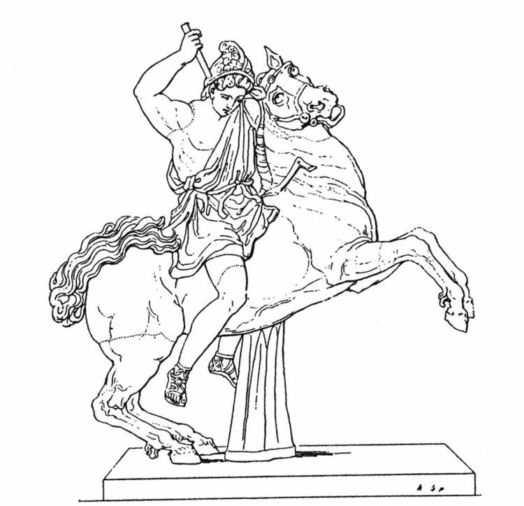 Критский бык рисунок