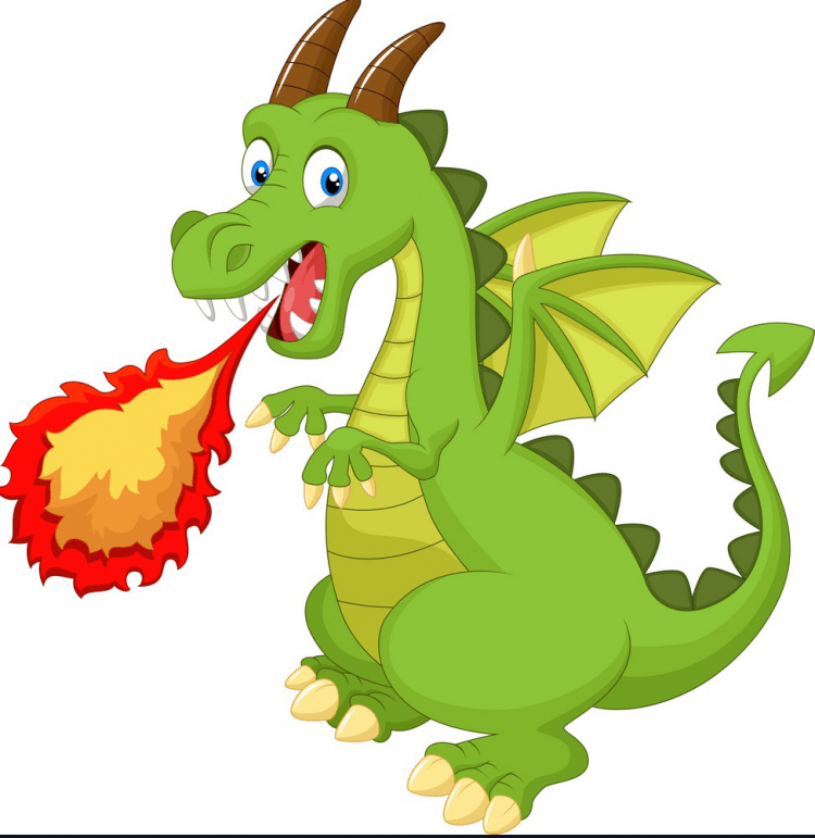 Дракон детский рисунок
