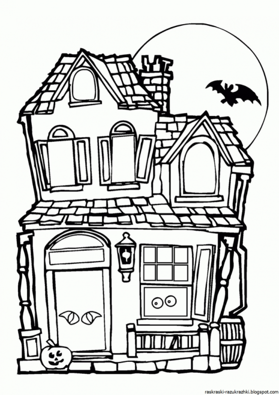 Домик для раскрашивания