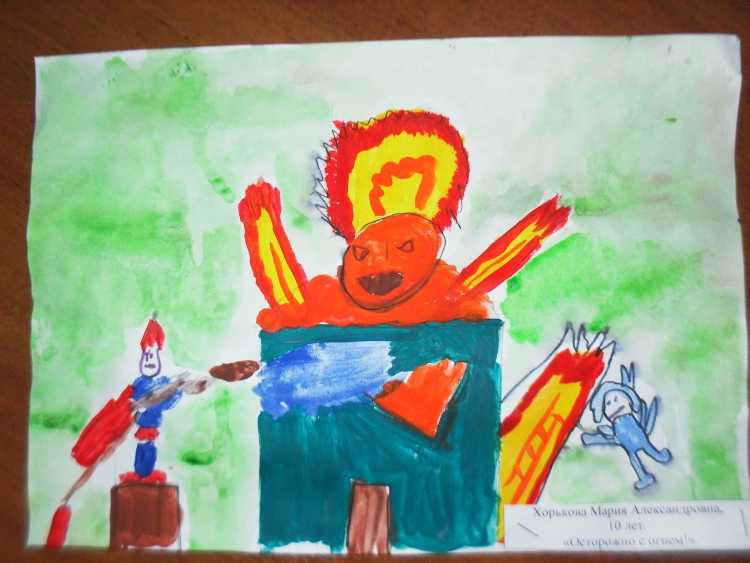 Берегите лес от пожара рисунки