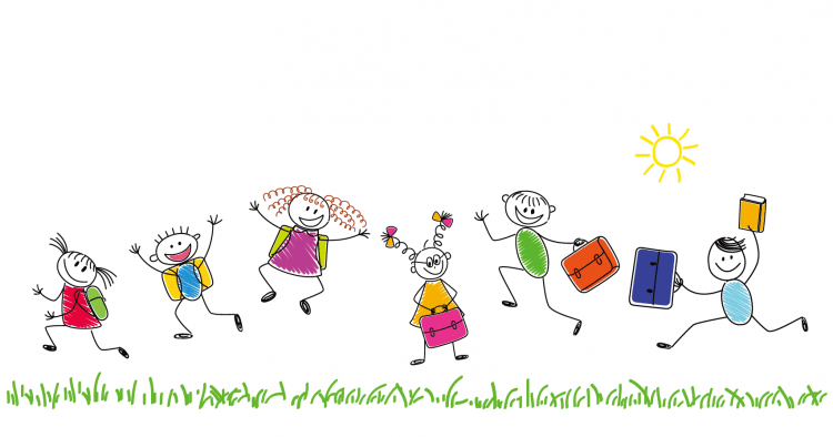 Веселые человечки в школе