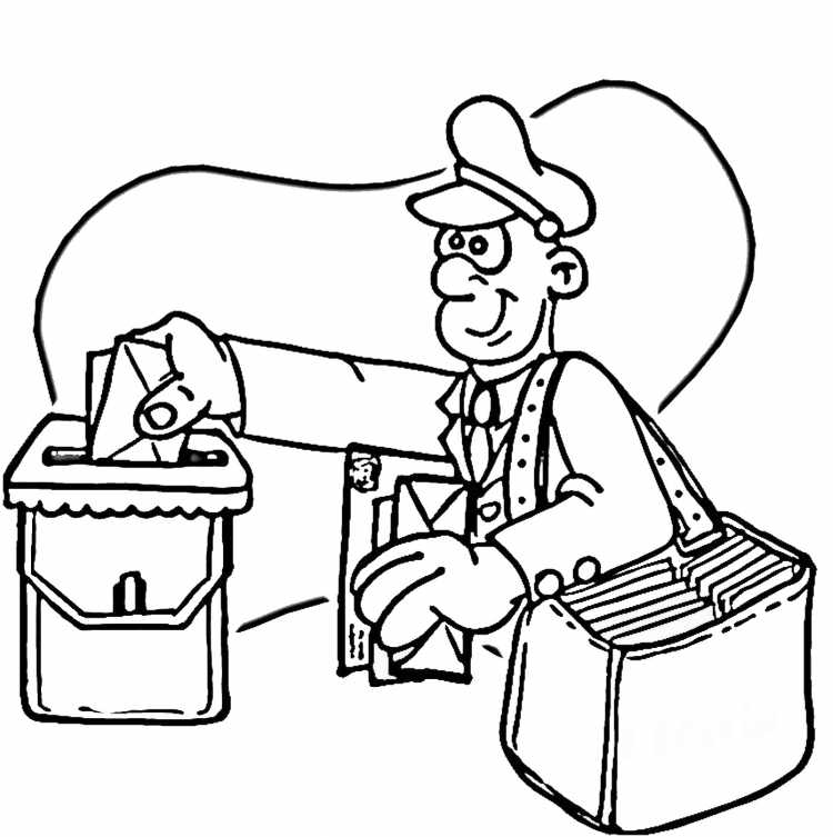 Разные профессии раскраска