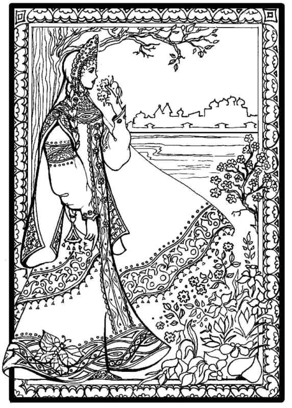 Черно белые иллюстрации к сказкам