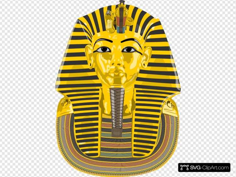 Маска Тутанхамона рисунок карандашом