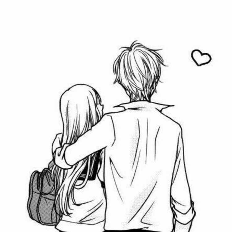 Рисунки для срисовки милые пары