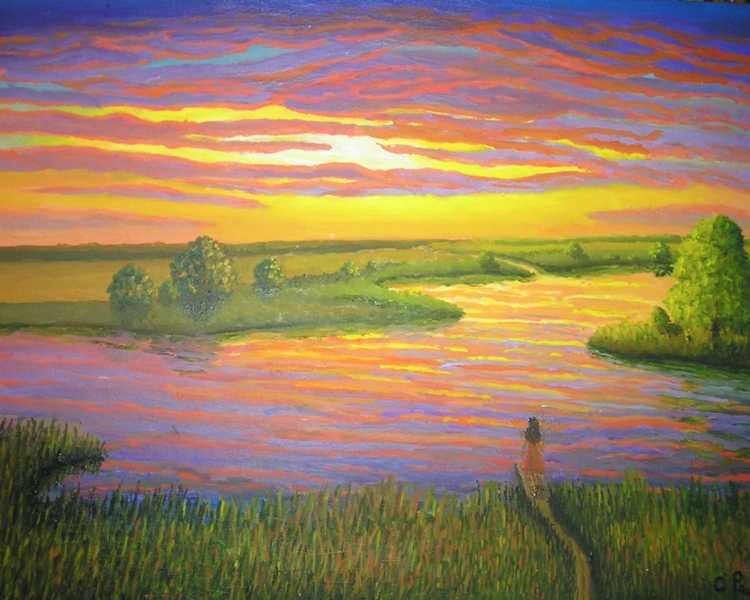 Нарисовать рассвет