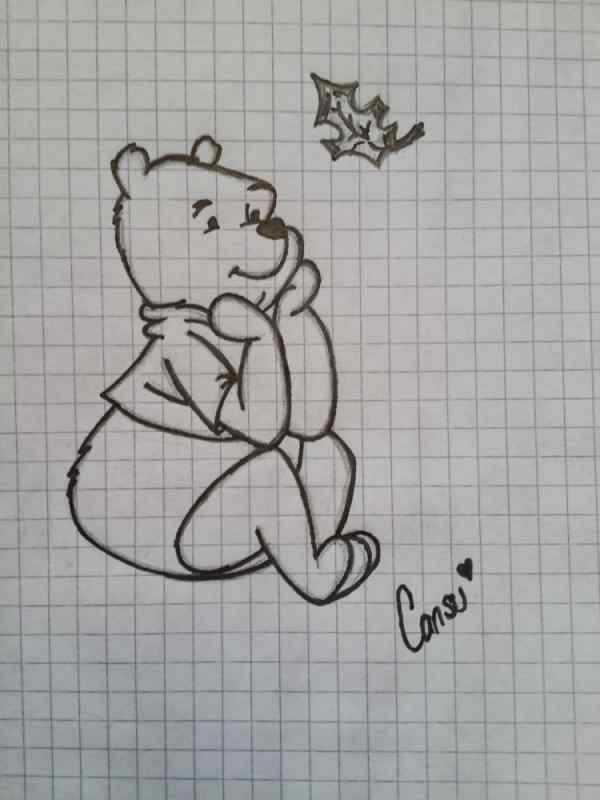 Лёгкие рисунки ручкой в тетради