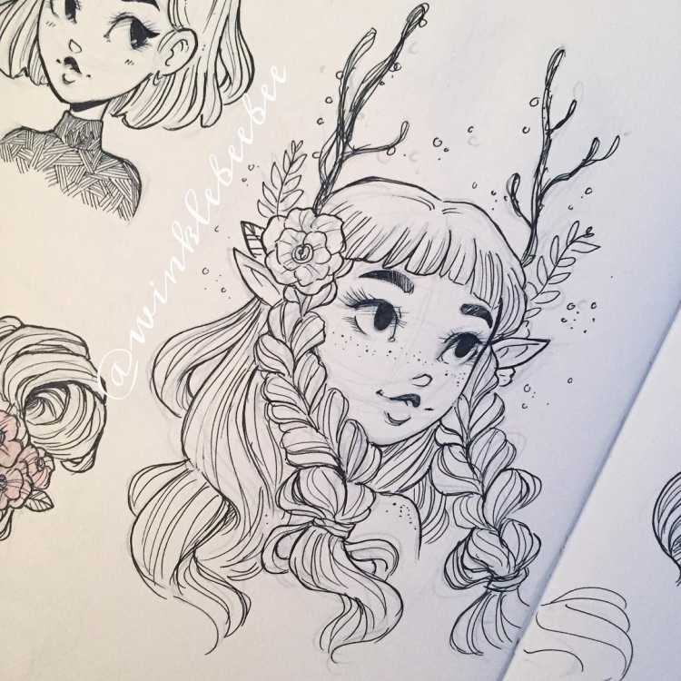 Скетчбуки для рисования аниме