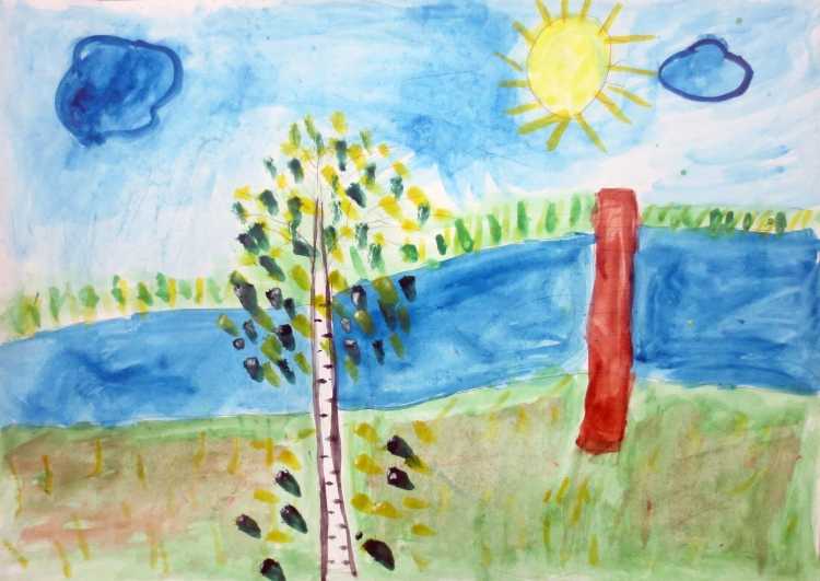 Детские рисунки о родном крае