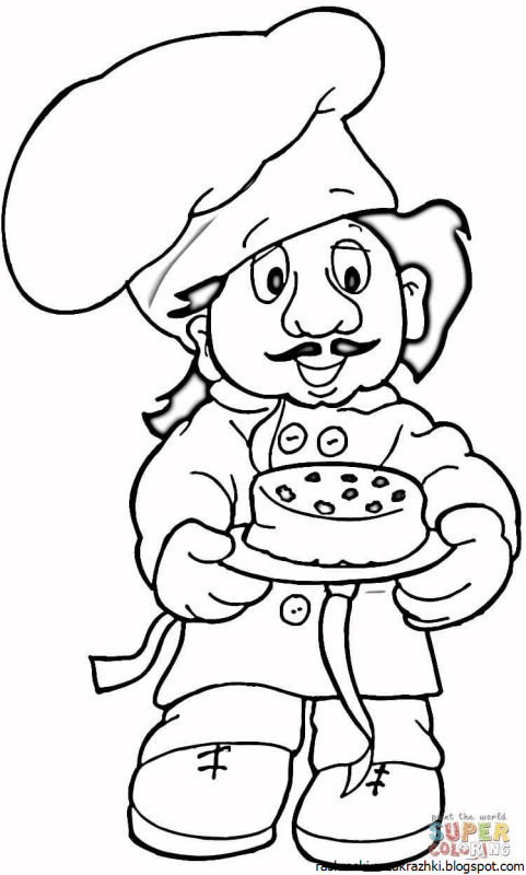 Профессия Строитель раскраска