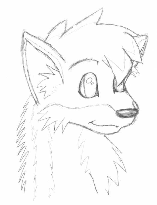 Рисунки для срисовки карандашом лиса аниме