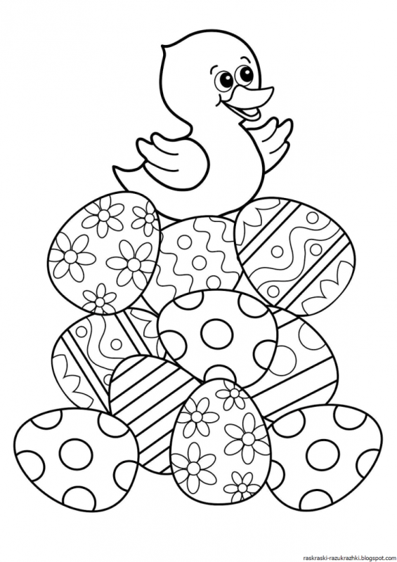 Пасха раскраски для детей школьного возраста