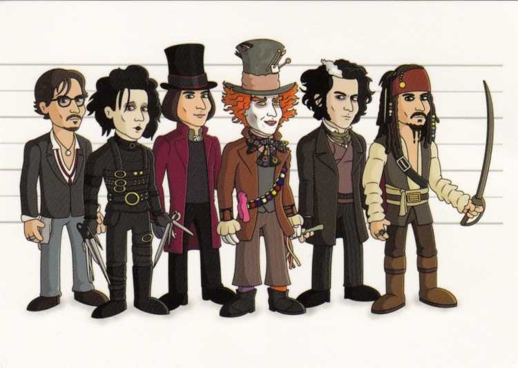 Роли Джонни Деппа