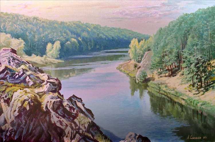 Река Исеть картины