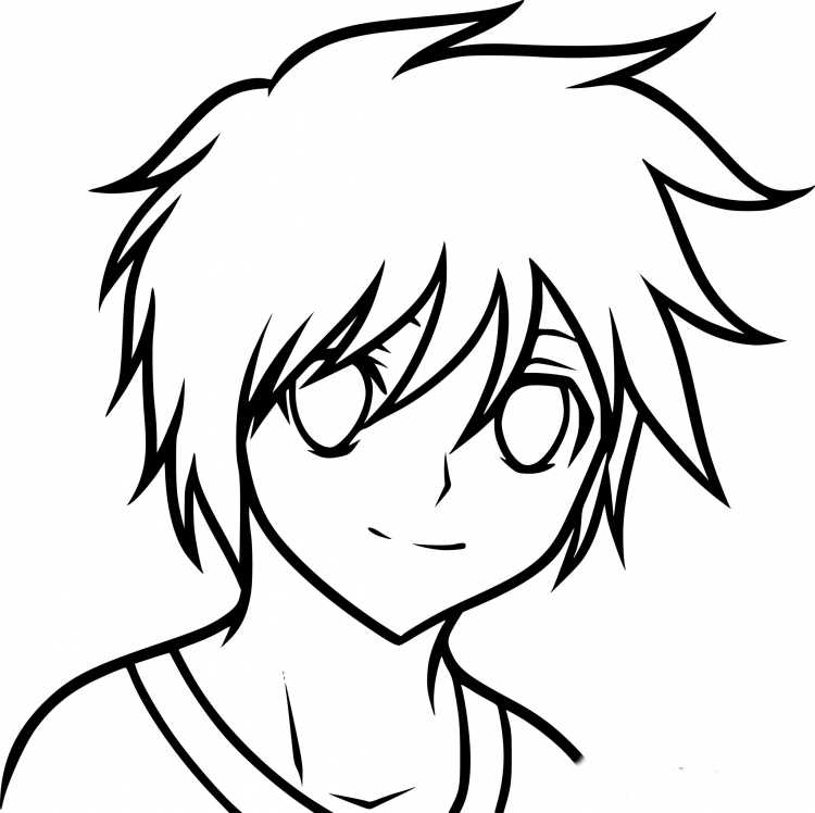 Аниме мальчики для срисовки
