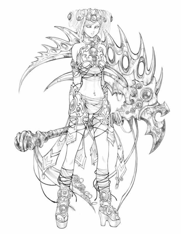 Рисунки для срисовки аниме демоны