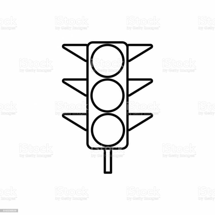 Светофор наш друг рисунки для раскрашивания