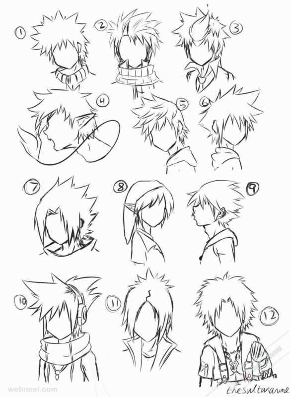 Туторы по рисованию аниме мальчиков