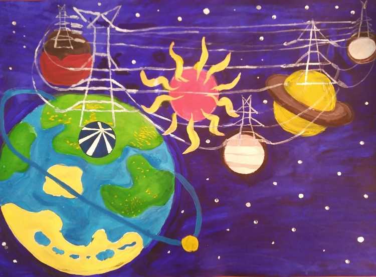 Наука и искусства детские рисунки