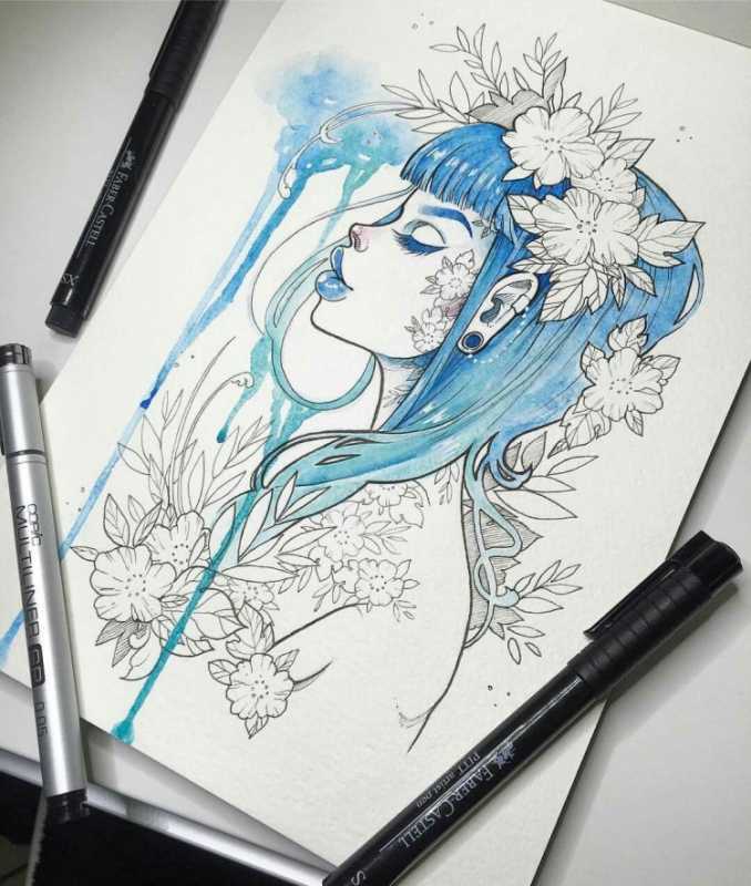 Аниме для срисовки карандашом