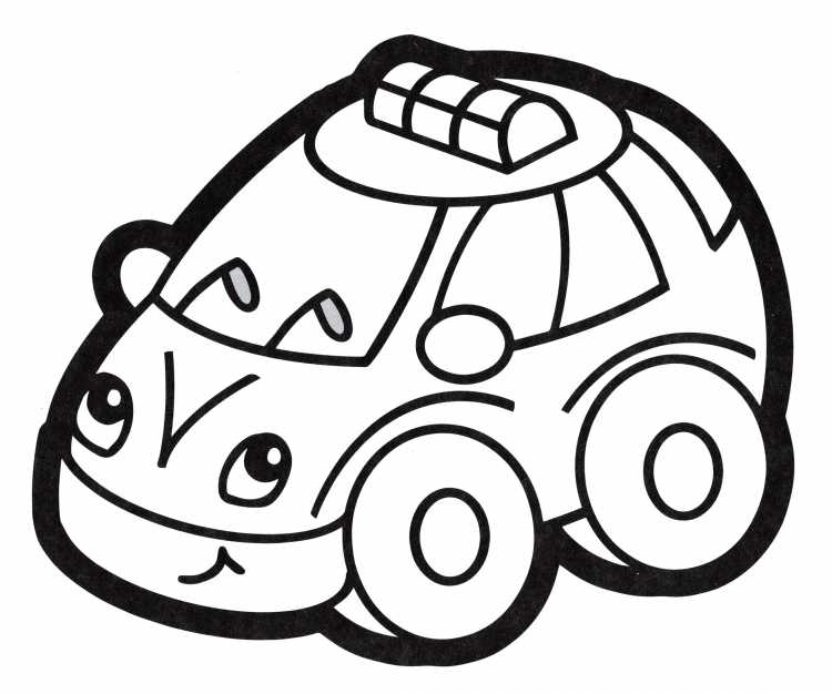 Трафареты с машинками для малышей