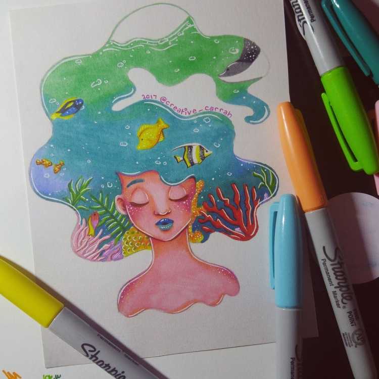 Темы для рисования фломастерами