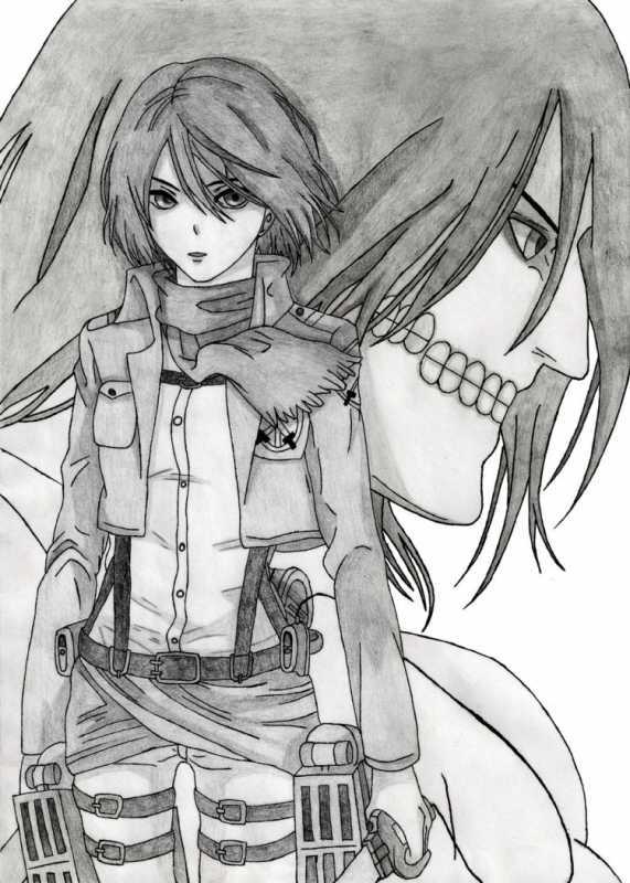 Микаса Аккерман Титан форм