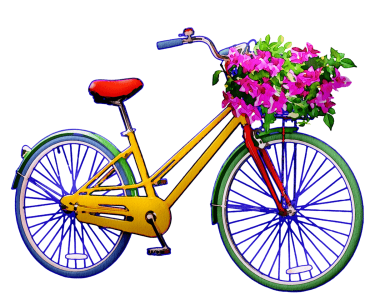 Нарисовать трехколесный велосипед