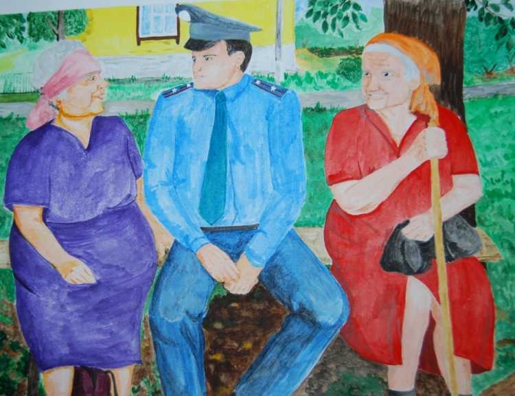 Полиция рисунки профессиональные