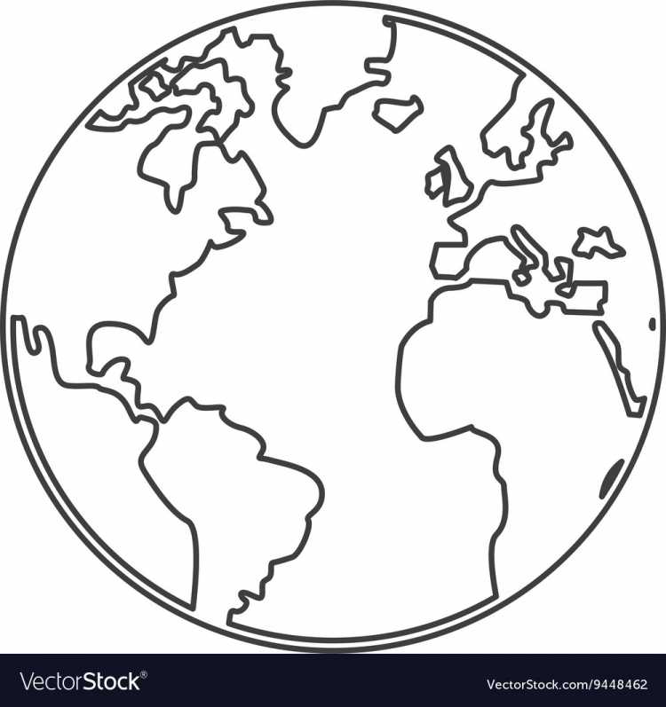 Планета земля раскраска