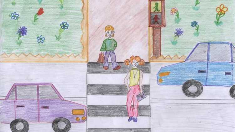 Рисунки на тему ДТП детские