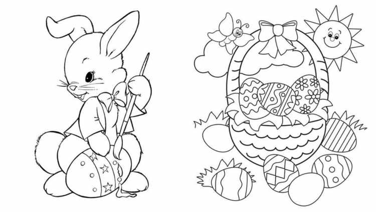Раскраска Пасха