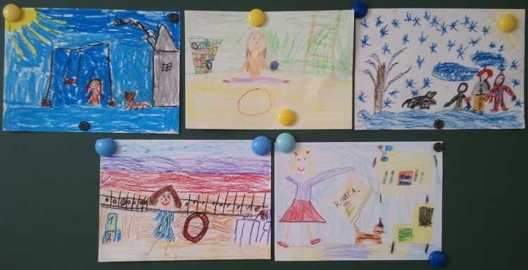 Мои первые каникулы рисунок