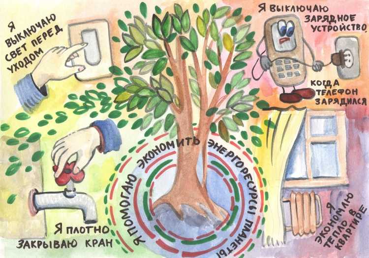 Плакат энергосбережение