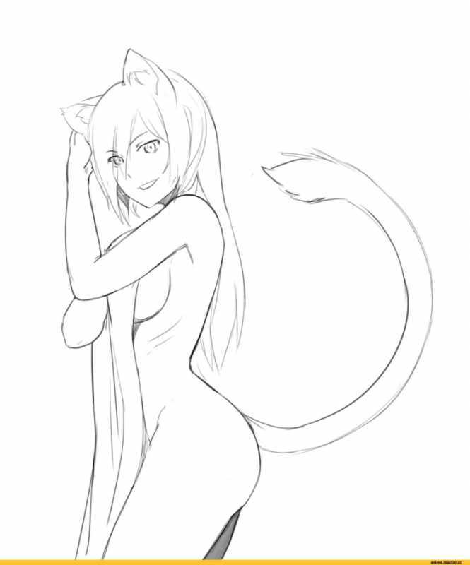 Разукрашки аниме лёгкие